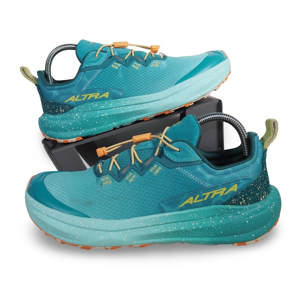 Altra Voyager Womens 9 Teal Orange Vibram Trail Running Hiking Shoes AL0A85TV